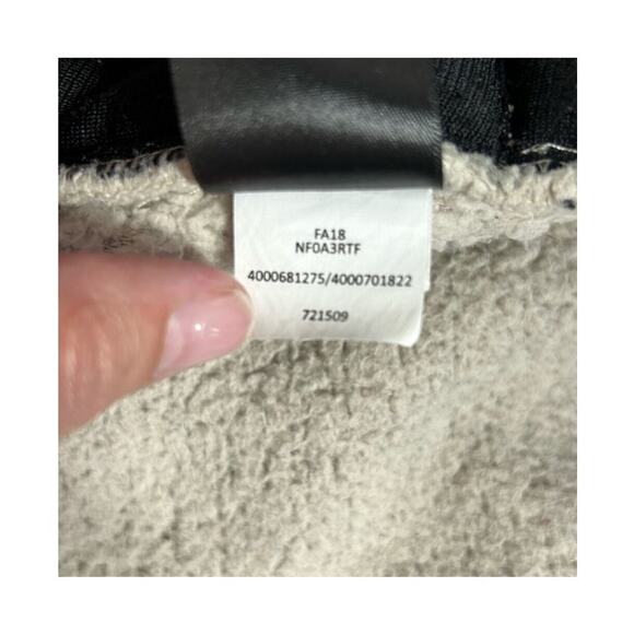 The North Face Sherpa Teddy Jacket Tan Cream Small Fleece Zip Classic - Picture 16 of 16